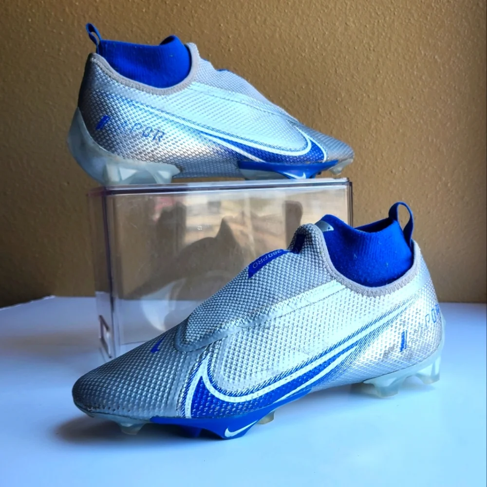 Nike Vapor Edge Pro 360 Metallic Platinum Game Royal Men size 8.5